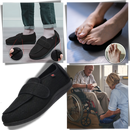 Sapatos ortopédicos ajustáveis para pés diabéticos da Silvert's, com design confortável e suporte especializado.