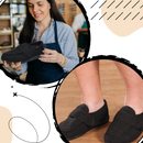 Sapatos ortopédicos ajustáveis para pés diabéticos da Silvert's, com design confortável e suporte para os pés sensíveis.