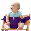 Harnais ajustável para cadeira alta Glorystar, acessório portátil em cor roxa, para segurança e conforto na cadeira infantil.
