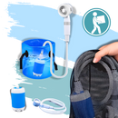 Chuveiro portátil ajustável para uso ao ar livre, ideal para camping e trilhas, marca Biete