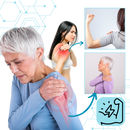 Órtese de ombro ajustável da Neo-G para fisioterapia, suporte ergonômico para alívio rápido da dor no ombro.