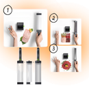 Fatiador de carne manual ajustável, utensílio de cozinha para cortar fatias de carne com precisão e facilidade.