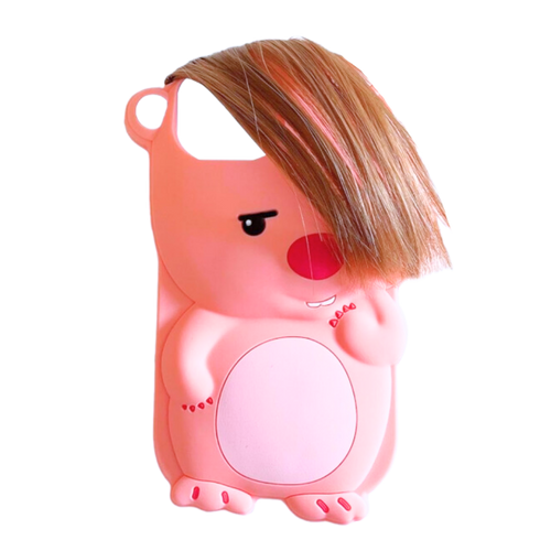 Capa de telefone rosa para iPhone da Qitian, adorável e delicada, com acabamento suave e detalhes encantadores.