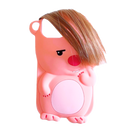 Capa de telefone rosa para iPhone da Qitian, adorável e delicada, com acabamento suave e detalhes encantadores.
