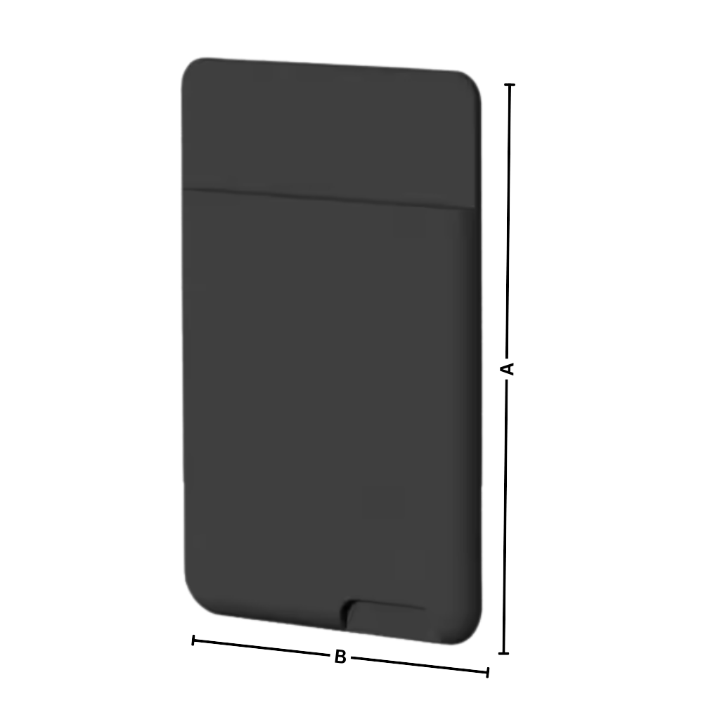Porta-cartões adesivo para telefone Bosheng, design estético, compatível com modelos de telefonia, com espaço para cartões e dinheiro.