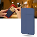 Porta-cartões adesivo para telefone Bosheng, design estético com espaço para cartões em uma capa de telefone.