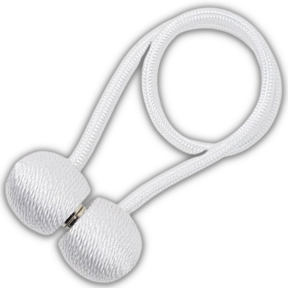 Conjunto de 2 ganchos magnéticos bege para cortinas, acessórios para tratamento de janelas, marca Aetomce.