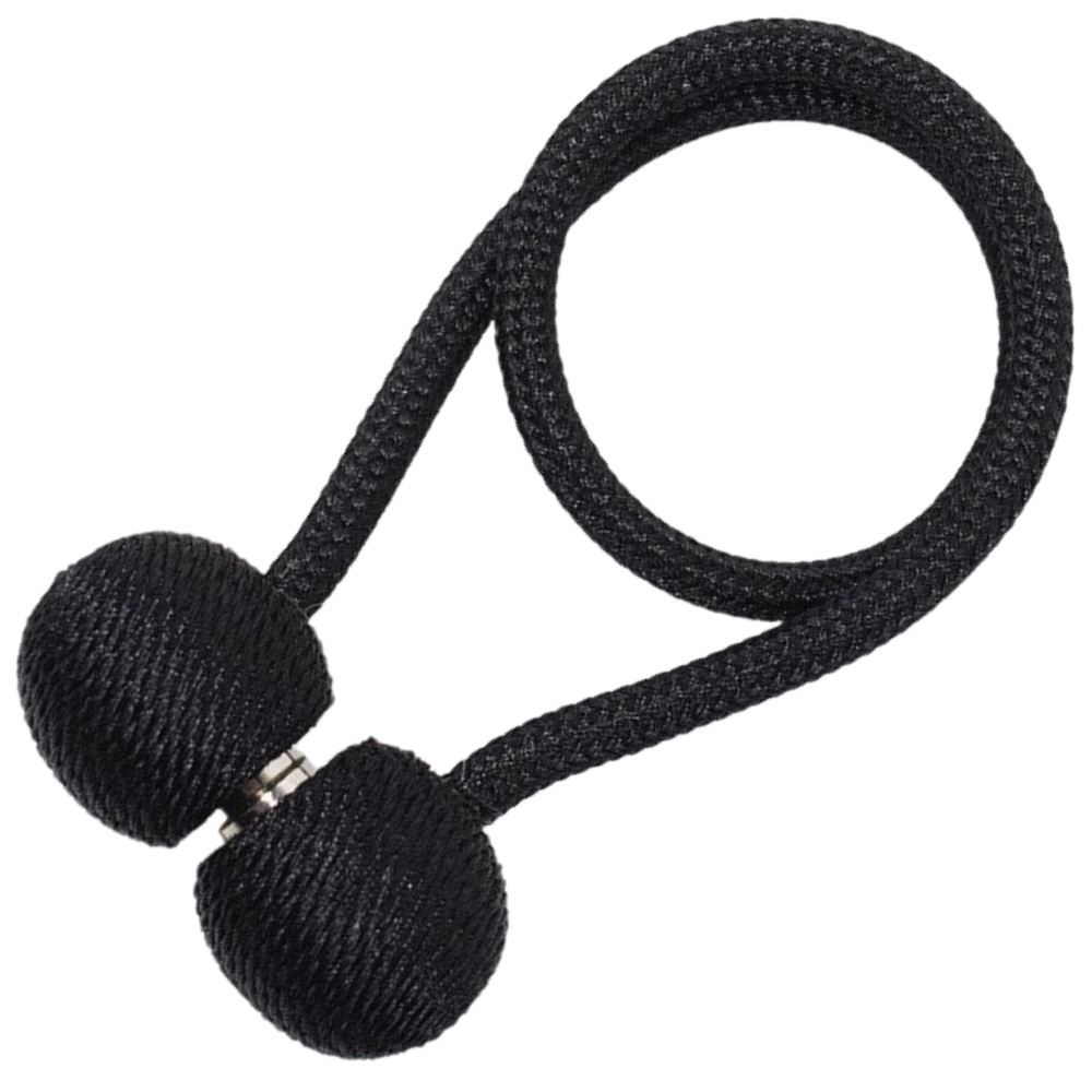 Conjunto de 2 presilhas magnéticas bege para cortinas, acessórios para tratamento de janelas, marca Aetomce.