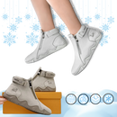 Bottines chiques e ergonômicas Afdoent, de couro kaki com interior em plush para conforto e estilo.