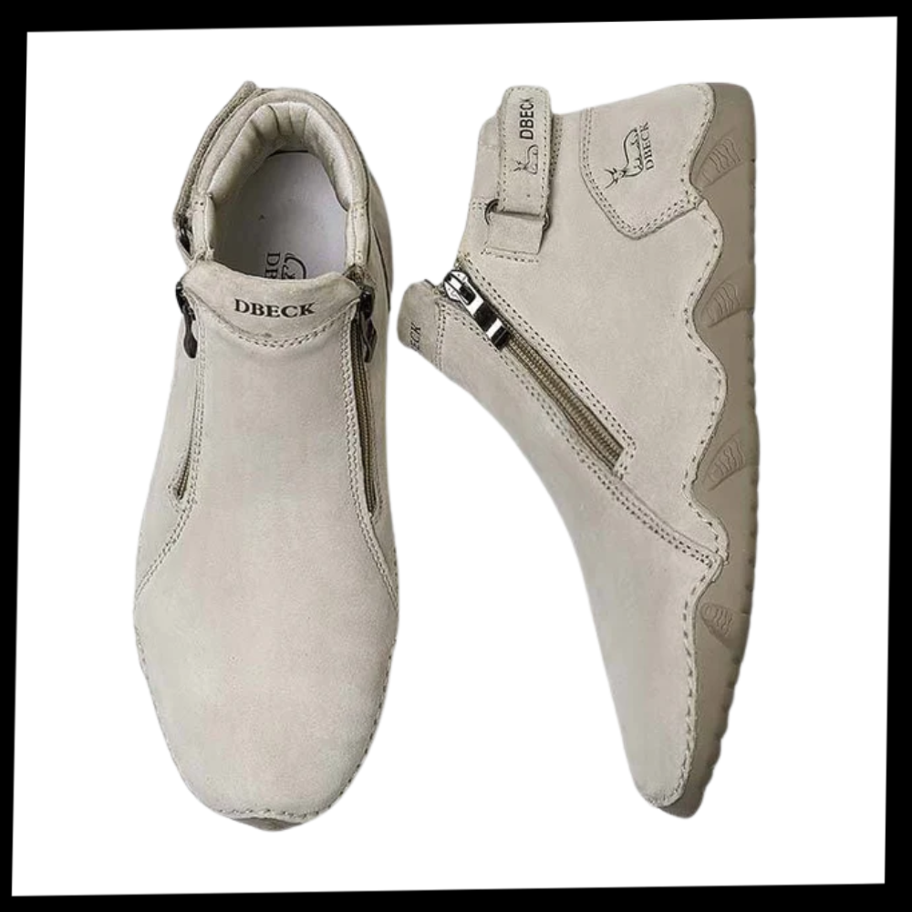 Bottes chics e ergonômicas da Afdoent, com interior em poliéster na cor kaki, tamanho 35, calçado confortável e elegante.