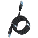 Cabo USB Magnético Agptek para dispositivos eletrônicos, branco, micro USB, 1,8 metros, conexão rápida e fácil.