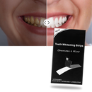 Faixas de branqueamento dental com carvão e hortelã da marca Ailiu, indicadas para cuidados bucais.