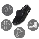 Sapatos com amortecedor de ar para diabéticos, suporte para o cuidado das costas, marca Ozerty França, calçados confortáveis.