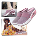 Sapatos slip-on com almofada de ar da Ozerty França, ideal para cuidados do diabetes e conforto para o cuidado das costas.