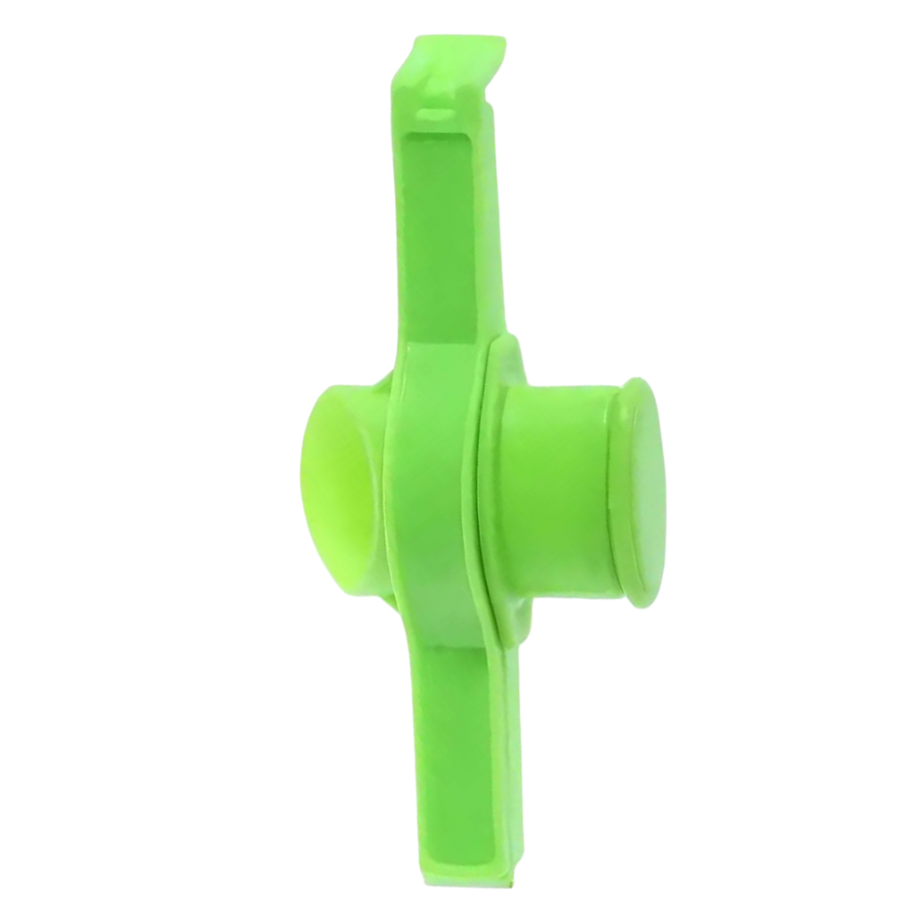 Clips herméticos verdes da The Red Sun para fechar sacos de chips e preservar a frescura dos alimentos.