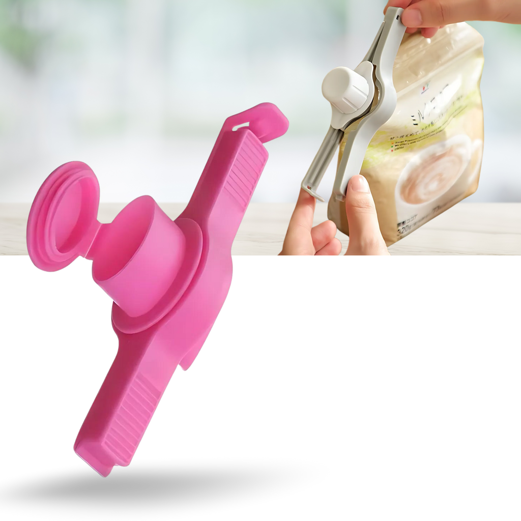 Clips herméticos da The Red Sun para sacos de batatas fritas, acessórios de armazenamento alimentar, vedam sacos de forma segura.