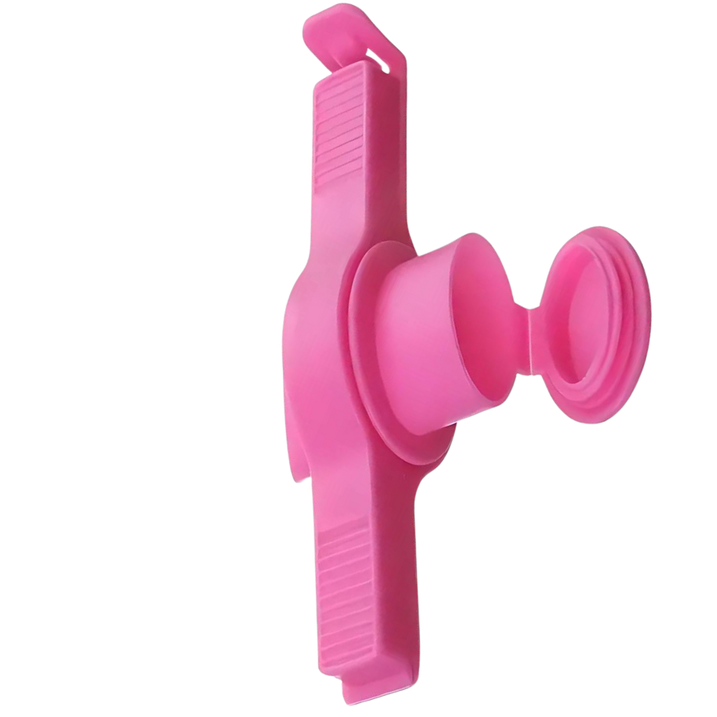 Clips herméticos rosa da The Red Sun para vedar sacos de batata chips, acessório de armazenamento alimentar.