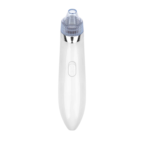 Aspirador de pontos negros da Akloker, aparelho de limpeza facial com design rosa, usado para remover cravos e impurezas da pele.
