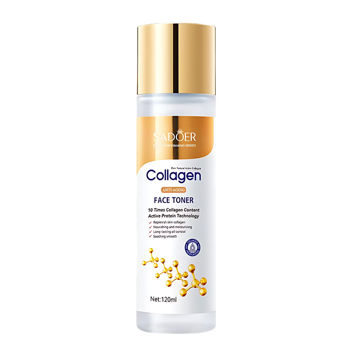 Loção tônica facial com colágeno da Alaparte, ajuda a iluminar e combater sinais de envelhecimento na pele.