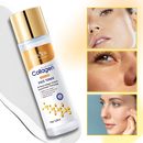 Loção tônica com colágeno da Alaparte-Toners, fórmula iluminadora e anti-idade para cuidados faciais.