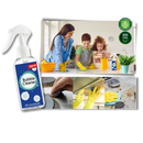 Spray nettoyant universal Miarhb para limpeza doméstica, embalagem verde, ideal para várias superfícies.