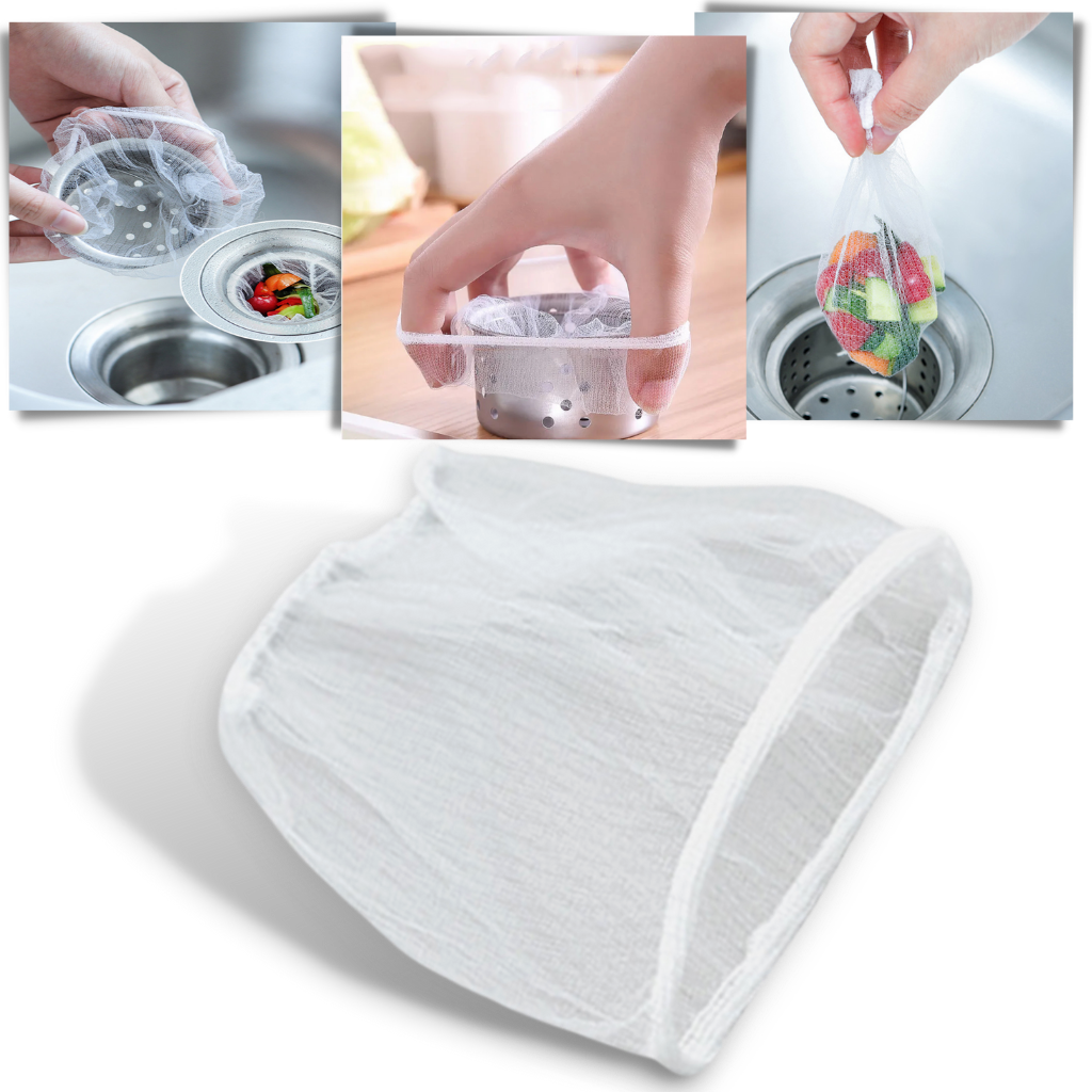 Conjunto de 30 filtros de malha para pia de cozinha da marca Allreds, peças de material de encanamento.
