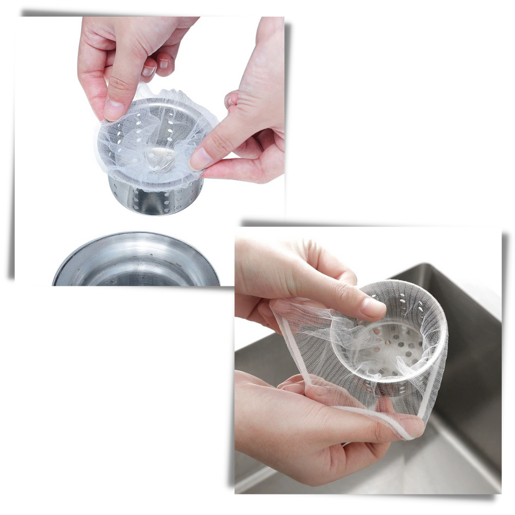 Conjunto de 30 filtros de malha para pia de cozinha da marca Allreds, peças de material de encanamento.