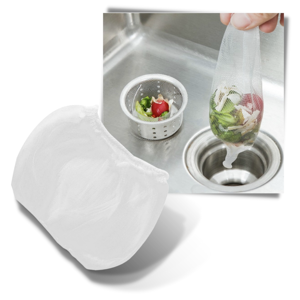 Conjunto de 30 filtros de malha para pia de cozinha da marca Allreds, peças de material de encanamento.