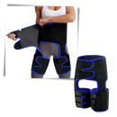Cintura modeladora feminina da Amazing Fashion Decoration para treino e fitness, em cor preta, ajustável e confortável.