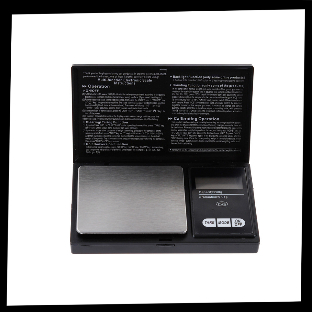 Balança digital de bolso American Weigh Scales, acessório para ferramentas de medição e detectores, mostrador com visor digital