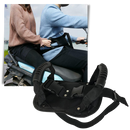 Cinto de segurança para passageiro de moto Ametoys, segurança de veículos, com fecho resistente e ajuste confortável.