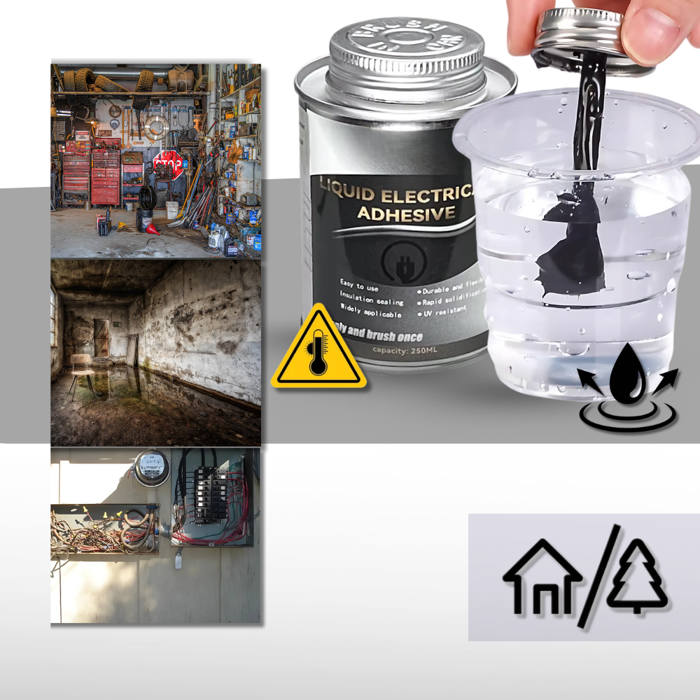 Filme de isolamento líquido Amleso, produto de cola e adesivos de construção, em recipiente de 125 ml.