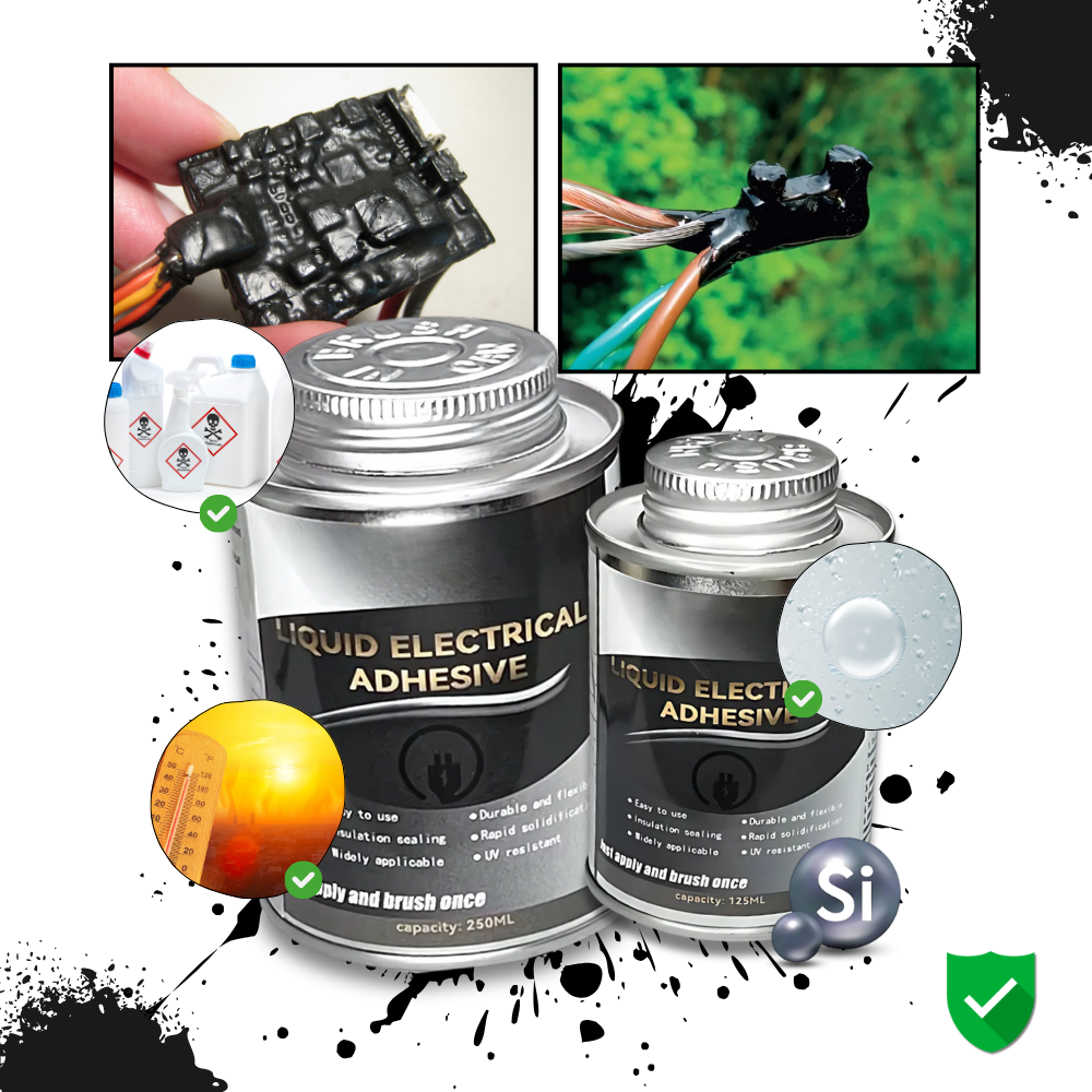 Filme de isolamento líquido Amleso, adesivo de construção, embalagem de 125 ml, ideal para isolamento e fixação.