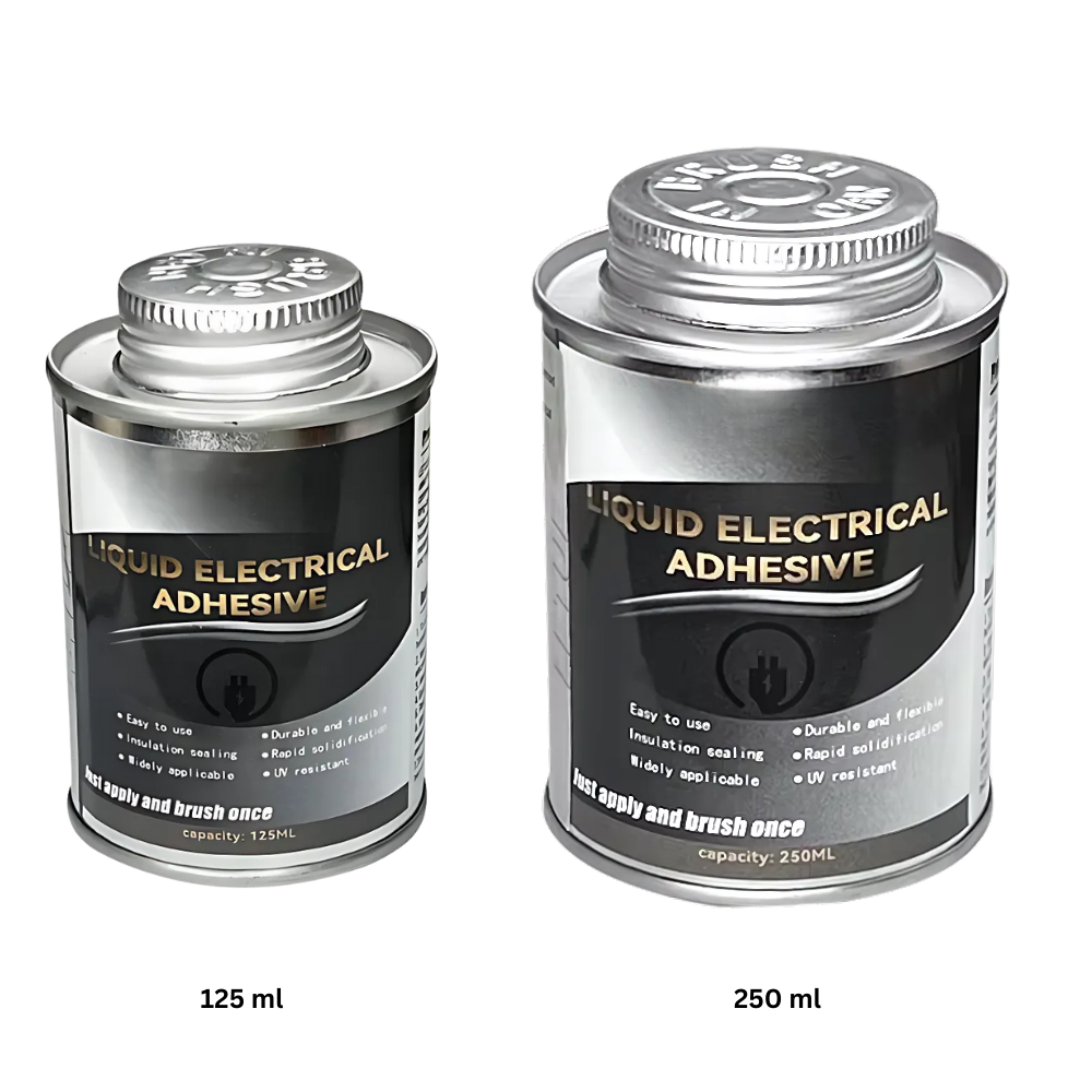 Filme de isolamento líquido da Amleso, cola e adesivo de construção, embalagem de 125 ml, ideal para isolamento e reparos.