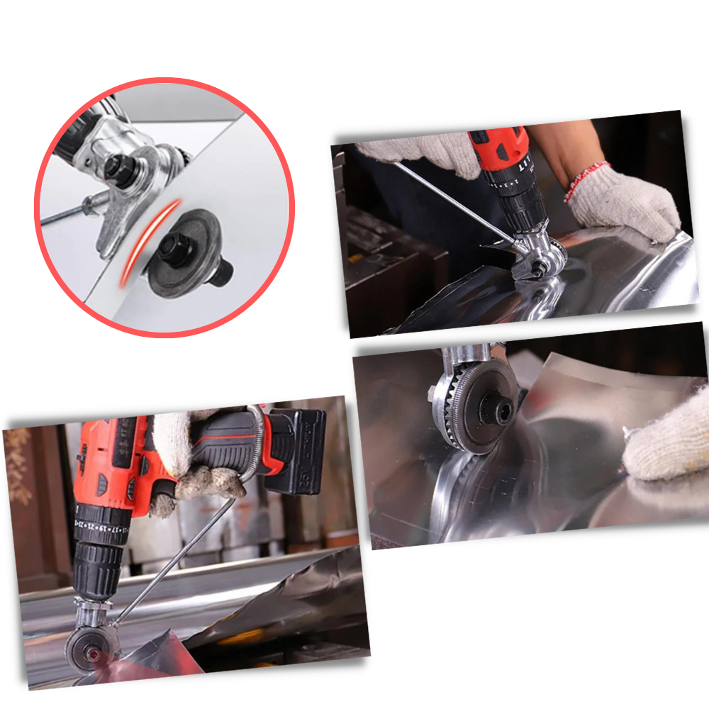 Conjunto de 6 ferramentas de corte para percussora elétrica Ana, ferramentas elétricas multiuso para trabalhos diversos.