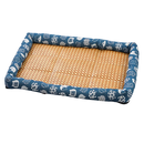 Tapete anti-derrapante e refrescante para animais de estimação Huanledash, azul, ideal para conforto e segurança durante o descanso.
