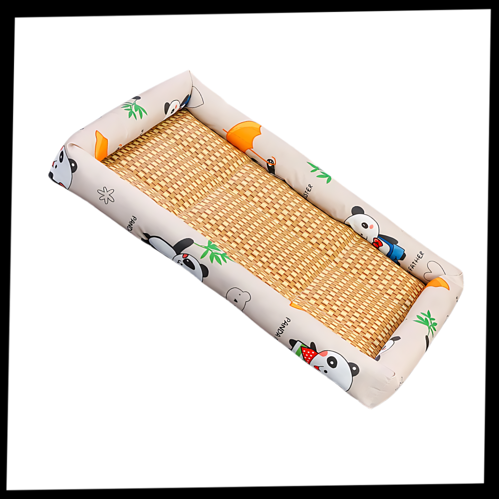 Tapete antideslizante e refrescante para animais de estimação Huanledash, ideal para conforto e segurança dos pets.