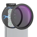 Lente de câmera para telefone Neewer com proteção anti-fuga de luz, acessório magnético para melhorar fotos.