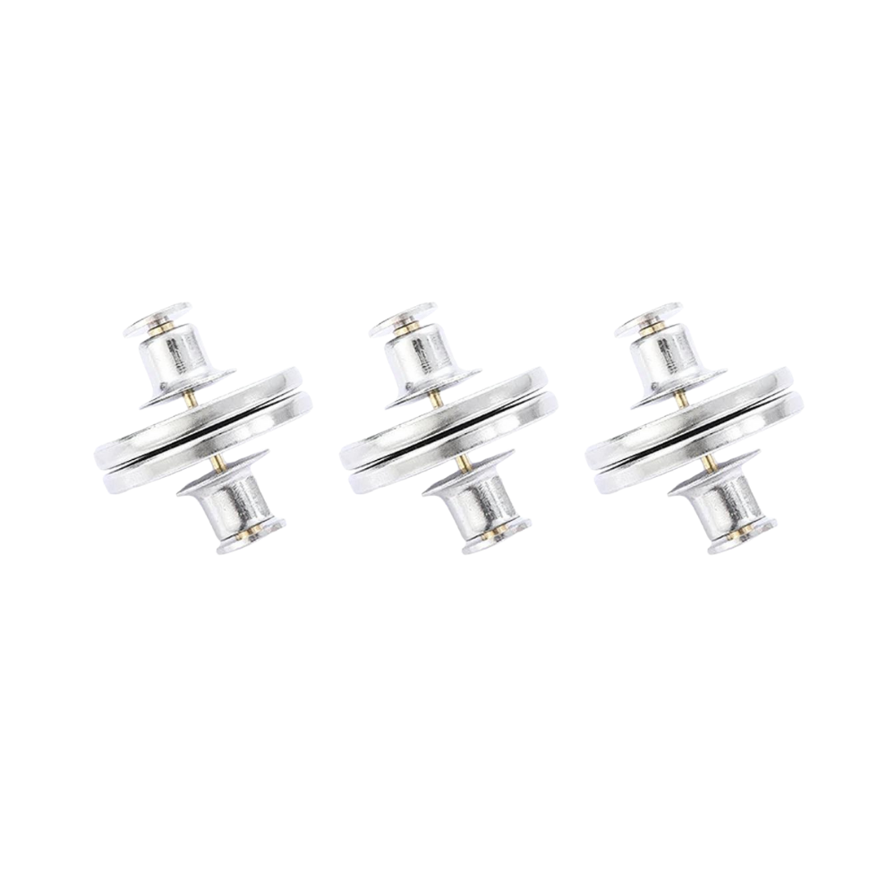 Clipes magnéticos anti-fuga de luz para cortinas, Suuchh, 17mm, conjunto de 3 pares, para vedação eficaz de janelas.