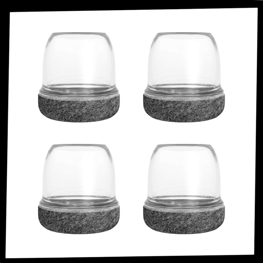 Conjunto de protetores de pés de móveis Landgoo com almofadas anti-riscos para proteger o chão de arranhões.