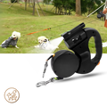 Corda de passeio retrátil para cachorro da marca Flexi, com sistema anti-enrolamento e design seguro para animais.