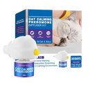 Acessório calmante para cães da marca Yubatuo, feromônio relaxante para aliviar a ansiedade de pets.