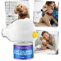 Acessório Yubatuo para cães com feromônios calmantes, ajudando a aliviar ansiedade e promover tranquilidade nos pets.