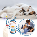 Acessório de feromônio calmante para cães da marca Yubatuo, ajuda a aliviar ansiedade e promover tranquilidade.