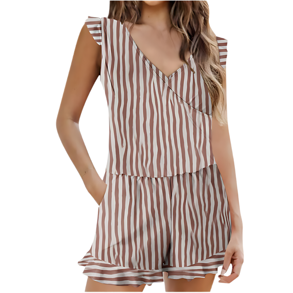 Robe de bain Aoiroe vermelha com suporte-gorge integrado, vestimenta de banho confortável e elegante, vista frontal.