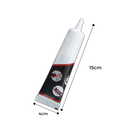 Cola de reparo para tecidos Aomeily, ideal para projetos de artesanato e costura, com tubo de aplicação prática.