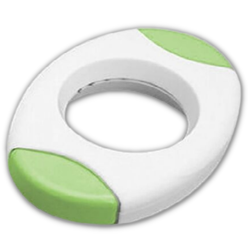 Ferramenta Aooower para quebrar casca de ovo, utensílio de cozinha verde com design prático para facilitar o uso.