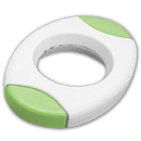 Ferramenta Aooower para quebrar casca de ovo, utensílio de cozinha verde com design prático para facilitar o uso.