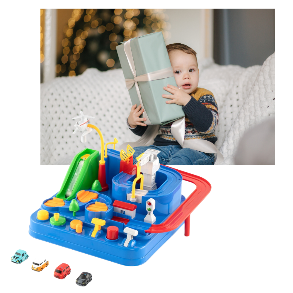 Acessórios mecânicos para veículos de brinquedo para crianças da marca Apmemiss, com detalhes coloridos e partes plásticas.