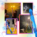 Pistola d'água efeito fogos de artifício da marca Ar Toy, brinquedo de exterior para diversão ao ar livre